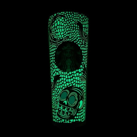 Starbucks 2020 Glow-in-the-Dark Halloween Cold Cup 24 oz. - Picture 1 of 10